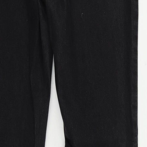 Denim & Co. Womens Black Cotton Jegging Jeans Size 12 L30 in Regular - Elastic Waist