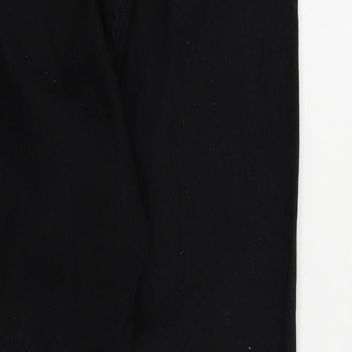 Boohoo Womens Black Cotton Skinny Jeans Size 6 L27 in Regular Zip