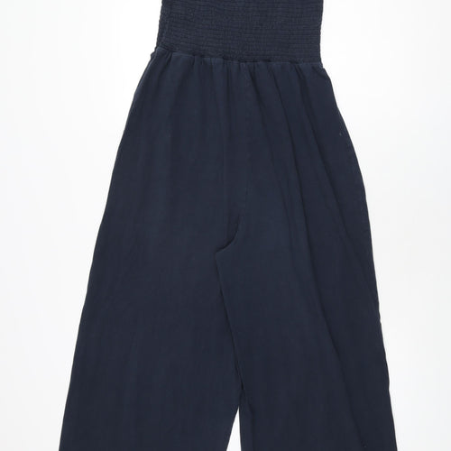 New Look Womens Blue Polyester Jumpsuit One-Piece Size 14 L26 in Pullover