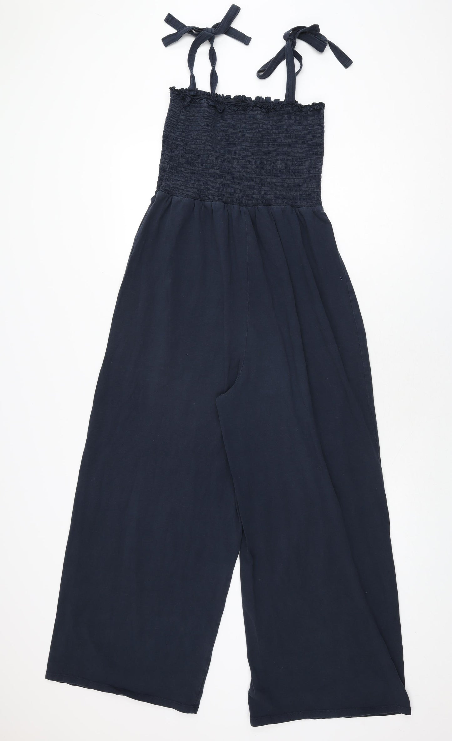 New Look Womens Blue Polyester Jumpsuit One-Piece Size 14 L26 in Pullover