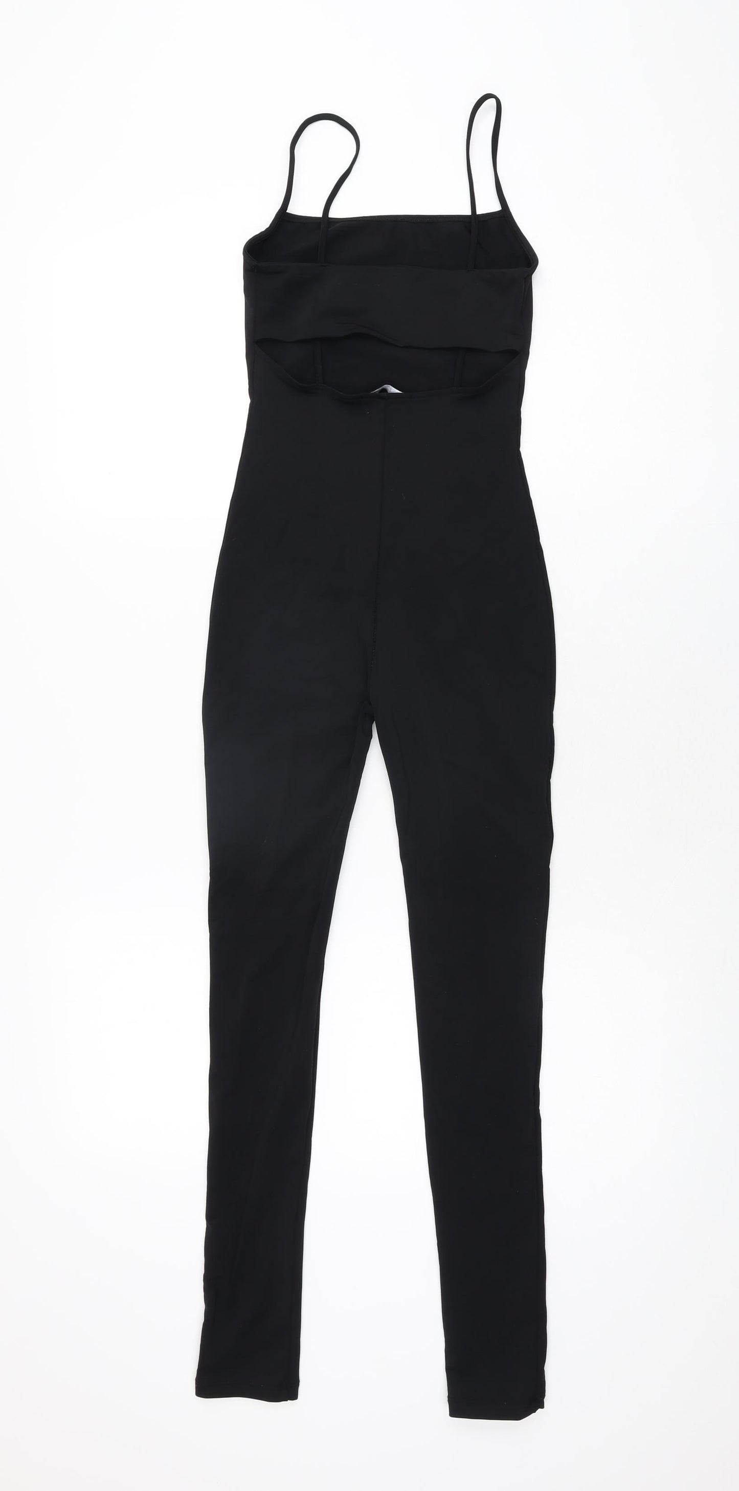 Zara Womens Black Polyester Jumpsuit One-Piece Size S L26 in Pullover
