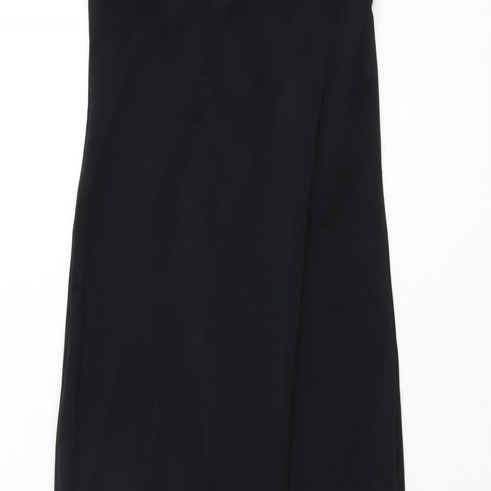 Zara Womens Black Polyester Jumpsuit One-Piece Size S L26 in Pullover