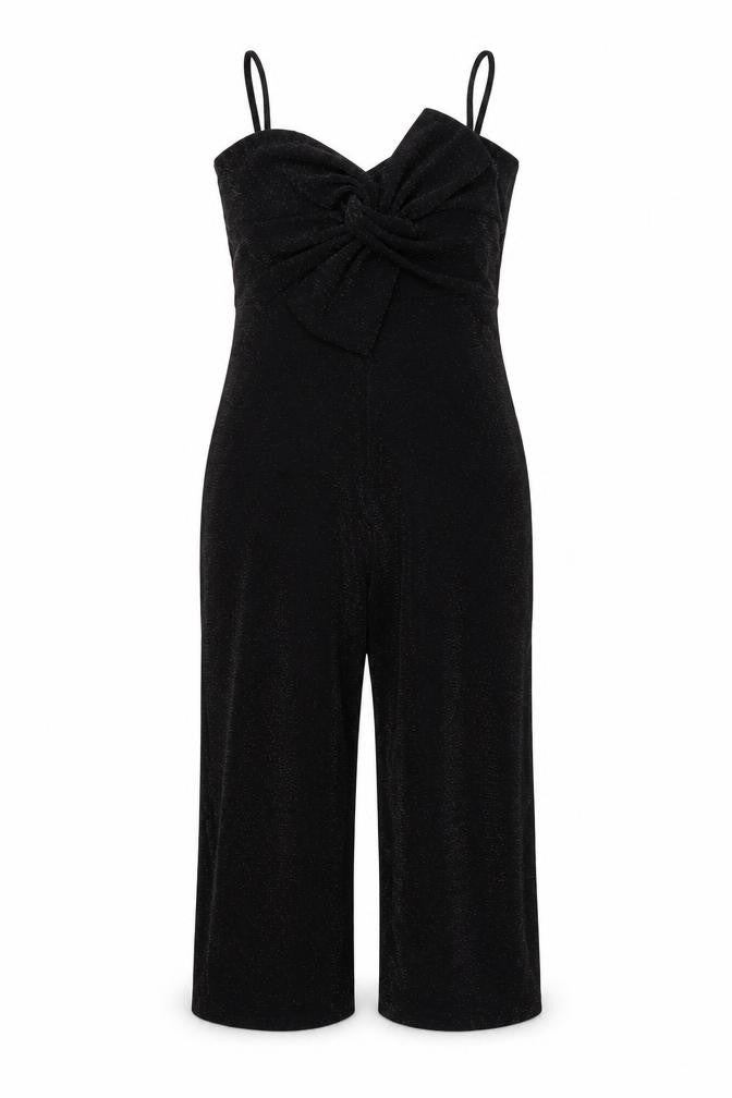 Luna Loves Womens Black Nylon Jumpsuit One-Piece Size 12 L21 in Pullover