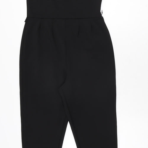 I-X London Womens Black Polyester Jumpsuit One-Piece Size 10 L27 in Pullover