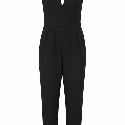 I-X London Womens Black Polyester Jumpsuit One-Piece Size 10 L27 in Pullover