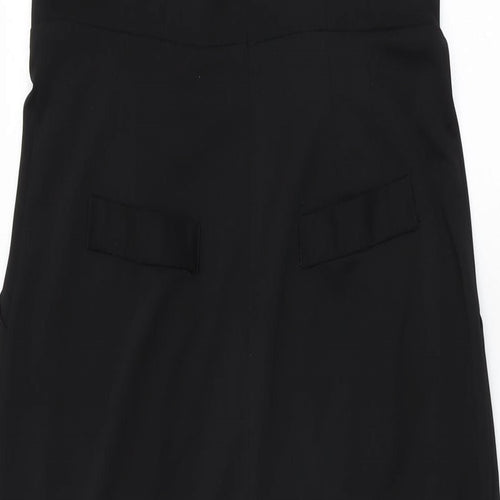 One More Womens Black Polyester Jumpsuit One-Piece Size S L22 in Zip