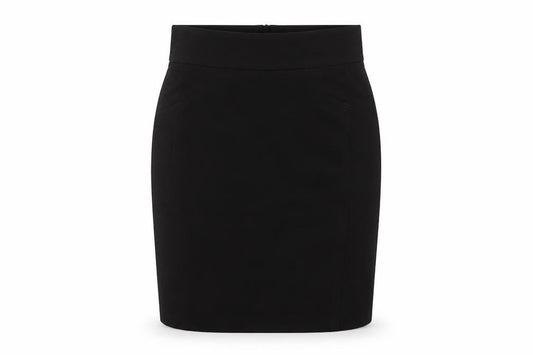 Front view of Principles women’s black viscose straight & pencil skirt, size UK 10
