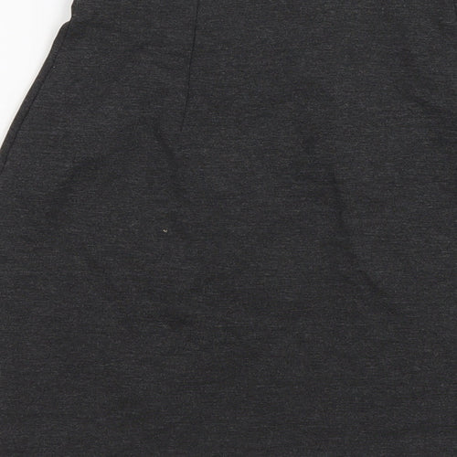 Marks and Spencer Womens Grey Viscose A-Line Skirt Size 6
