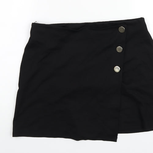 NEXT Womens Black Viscose A-Line Skirt Size 16