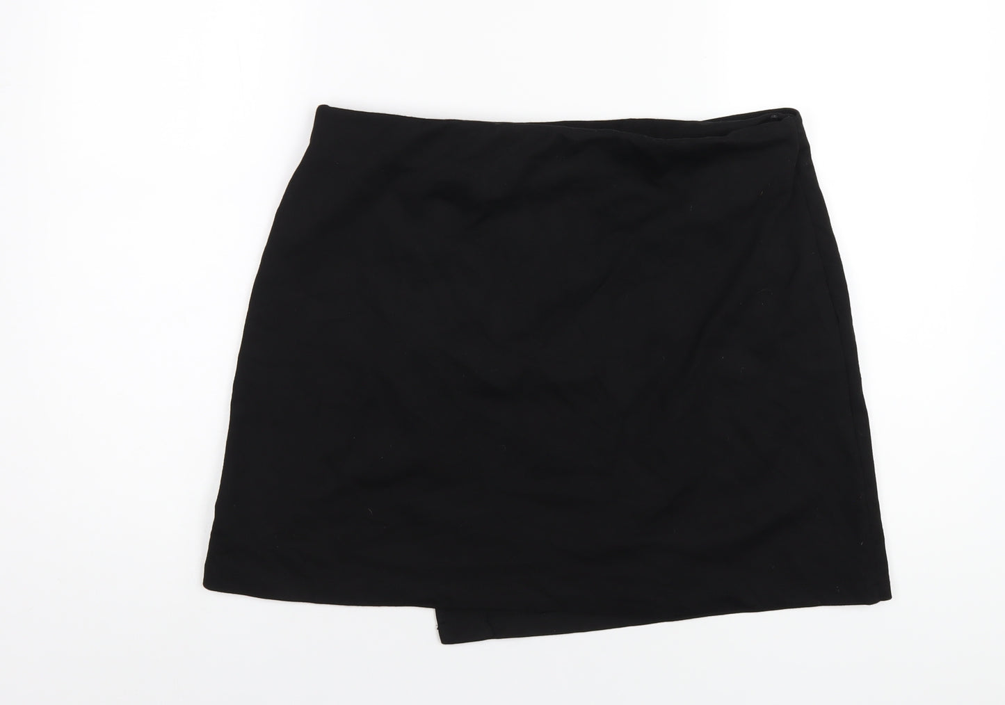 NEXT Womens Black Viscose A-Line Skirt Size 16