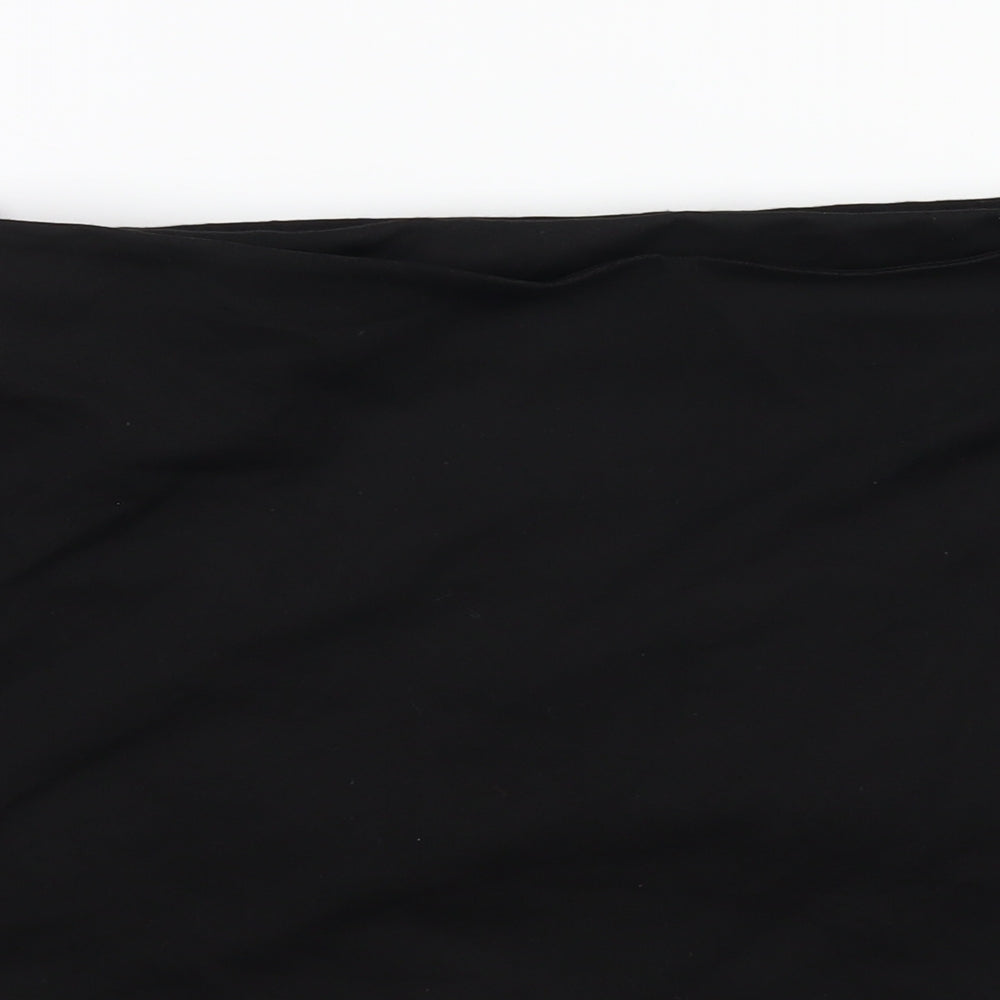 NEXT Womens Black Viscose A-Line Skirt Size 16