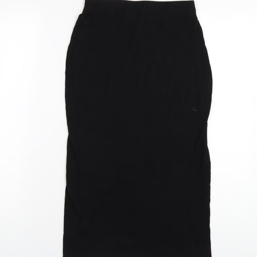 H&M Womens Black Viscose Straight & Pencil Skirt Size XS