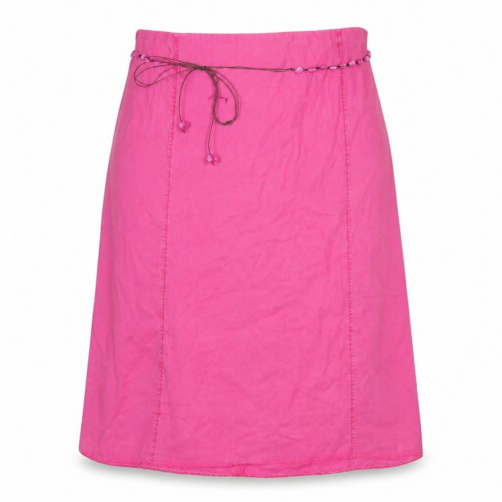 Ann Harvey Womens Pink Lyocell A-Line Skirt Size 24 Zip