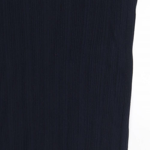 Marks and Spencer Womens Blue Viscose Straight & Pencil Skirt Size XL