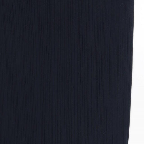 Marks and Spencer Womens Blue Viscose Straight & Pencil Skirt Size XL