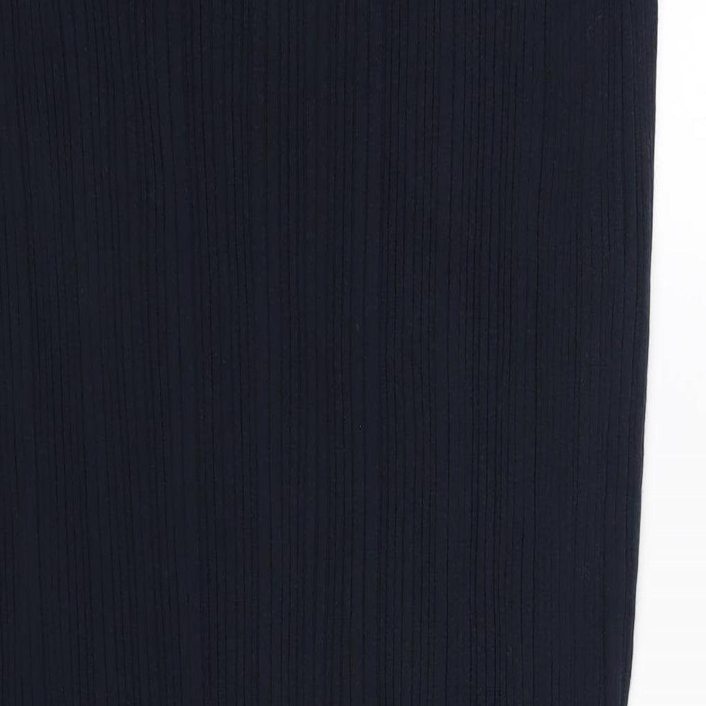 Marks and Spencer Womens Blue Viscose Straight & Pencil Skirt Size XL