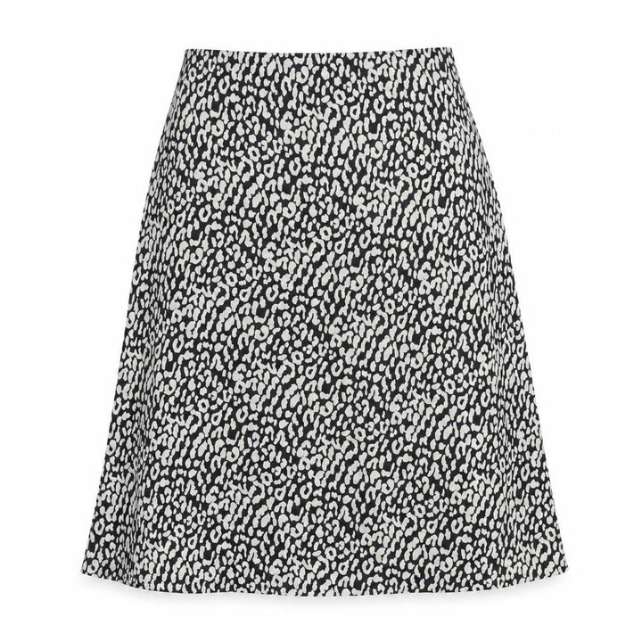 Nasty Gal Womens Black Geometric Polyester A-Line Skirt Size 4