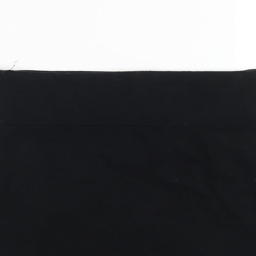 Warehouse Womens Black Cotton Straight & Pencil Skirt Size 10