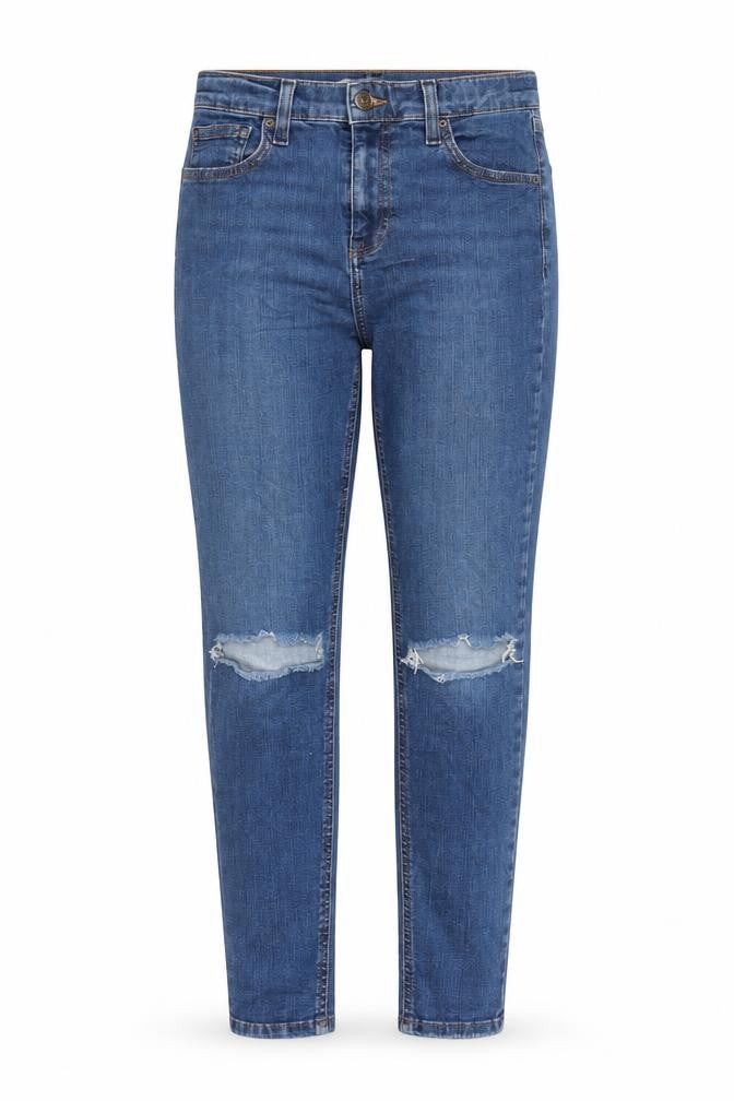 Topshop Womens Blue Cotton Skinny Jeans Size 26 in L27 in Regular Zip - Pockets