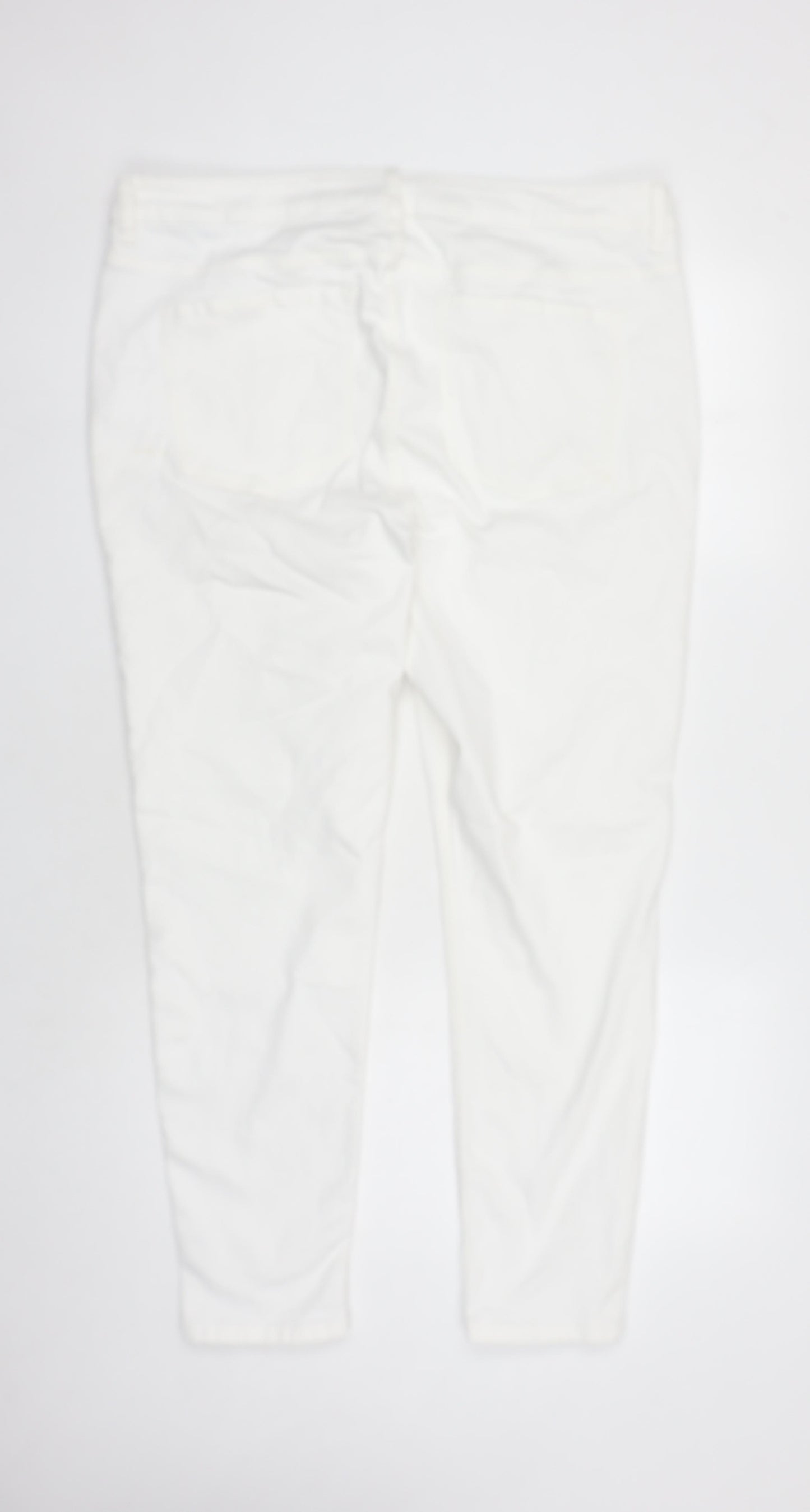 Marks and Spencer Womens White Polyester Skinny Jeans Size 20 L28 in Regular Zip - Pockets
