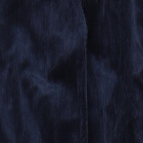 Marks and Spencer Mens Blue Cotton Trousers Size 30 in L33 in Regular Zip - Pockets