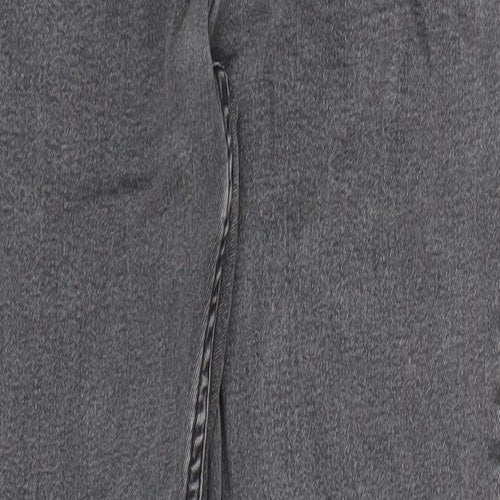 ONLY & SONS Womens Grey Cotton Skinny Jeans Size 28 in L30 in Slim Button - Pockets