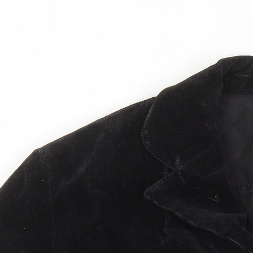 Nienhaus & Lotz Womens Black Jacket Size 14 Button - Pockets