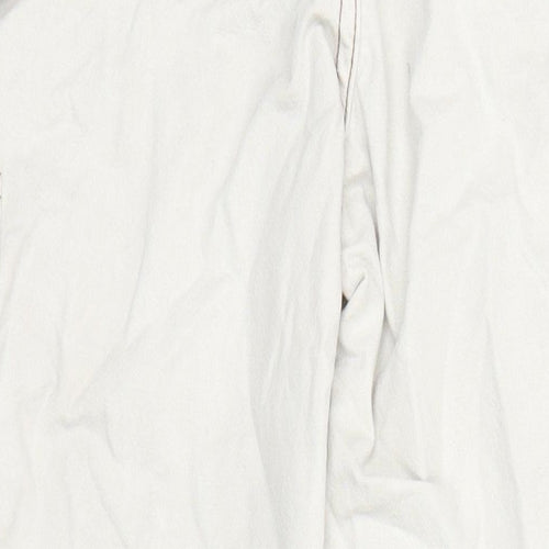 ASOS Womens Beige Cotton Straight Jeans Size 8 L31 in Regular Zip - Pockets
