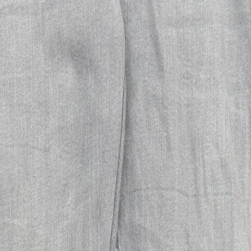NEXT Mens Grey Cotton Skinny Jeans Size 30 in L31 in Regular Zip - Pockets