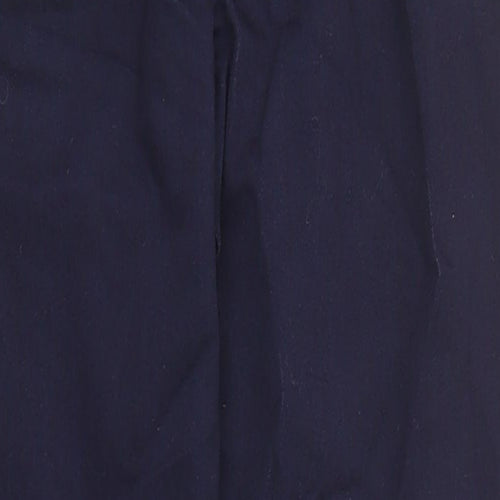 Marks and Spencer Womens Blue Cotton Skinny Jeans Size 6 L27 in Regular Zip