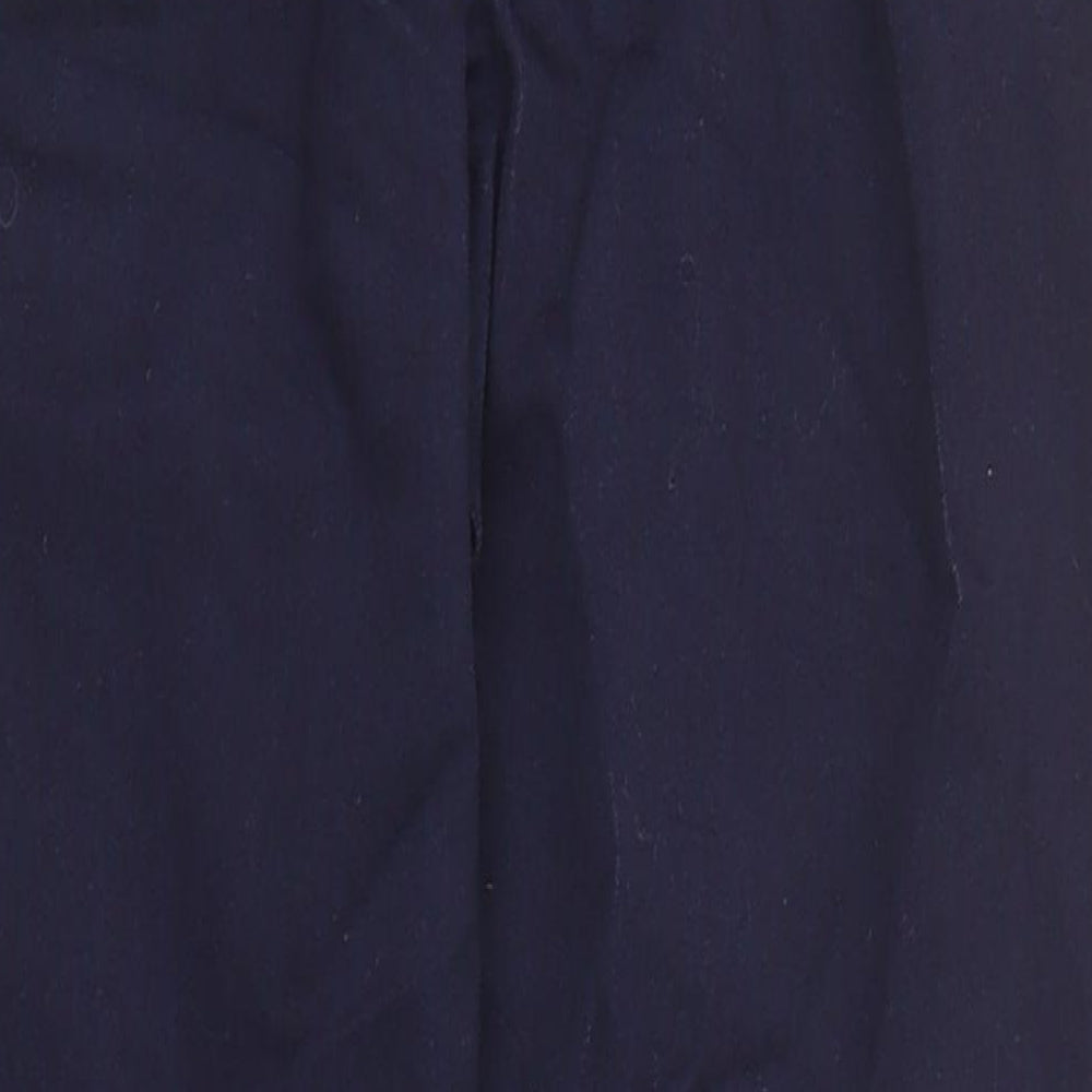 Marks and Spencer Womens Blue Cotton Skinny Jeans Size 6 L27 in Regular Zip