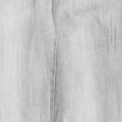 TALLY WEiJL Womens Grey Cotton Skinny Jeans Size 12 L27 in Regular Zip - Pockets