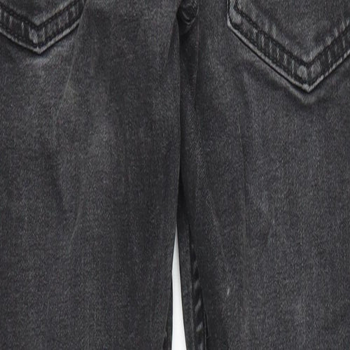Loom Mens Beige Cotton Straight Jeans Size 28 in L29 in Slim Zip - Pockets