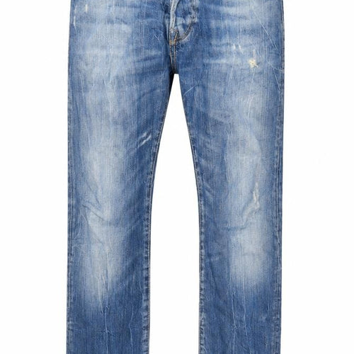 Replay Mens Blue Cotton Straight Jeans Size 30 in L32 in Regular Button - Pockets