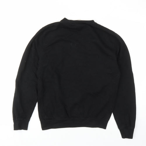 Stranger Things Womens Black Cotton Pullover Sweatshirt Size S Pullover - Christmas Stranger Things