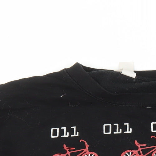 Stranger Things Womens Black Cotton Pullover Sweatshirt Size S Pullover - Christmas Stranger Things