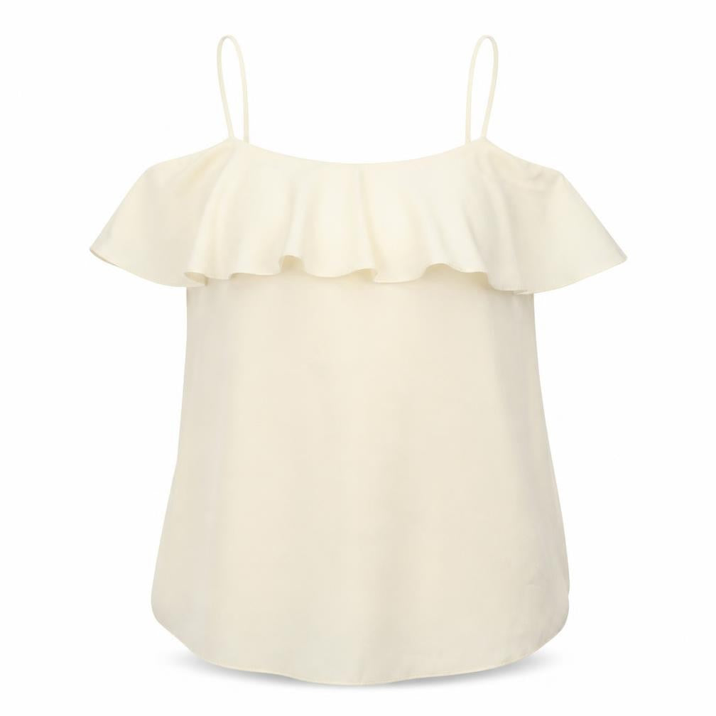 Dorothy Perkins Womens Ivory Polyester Camisole Tank Size 6 V-Neck