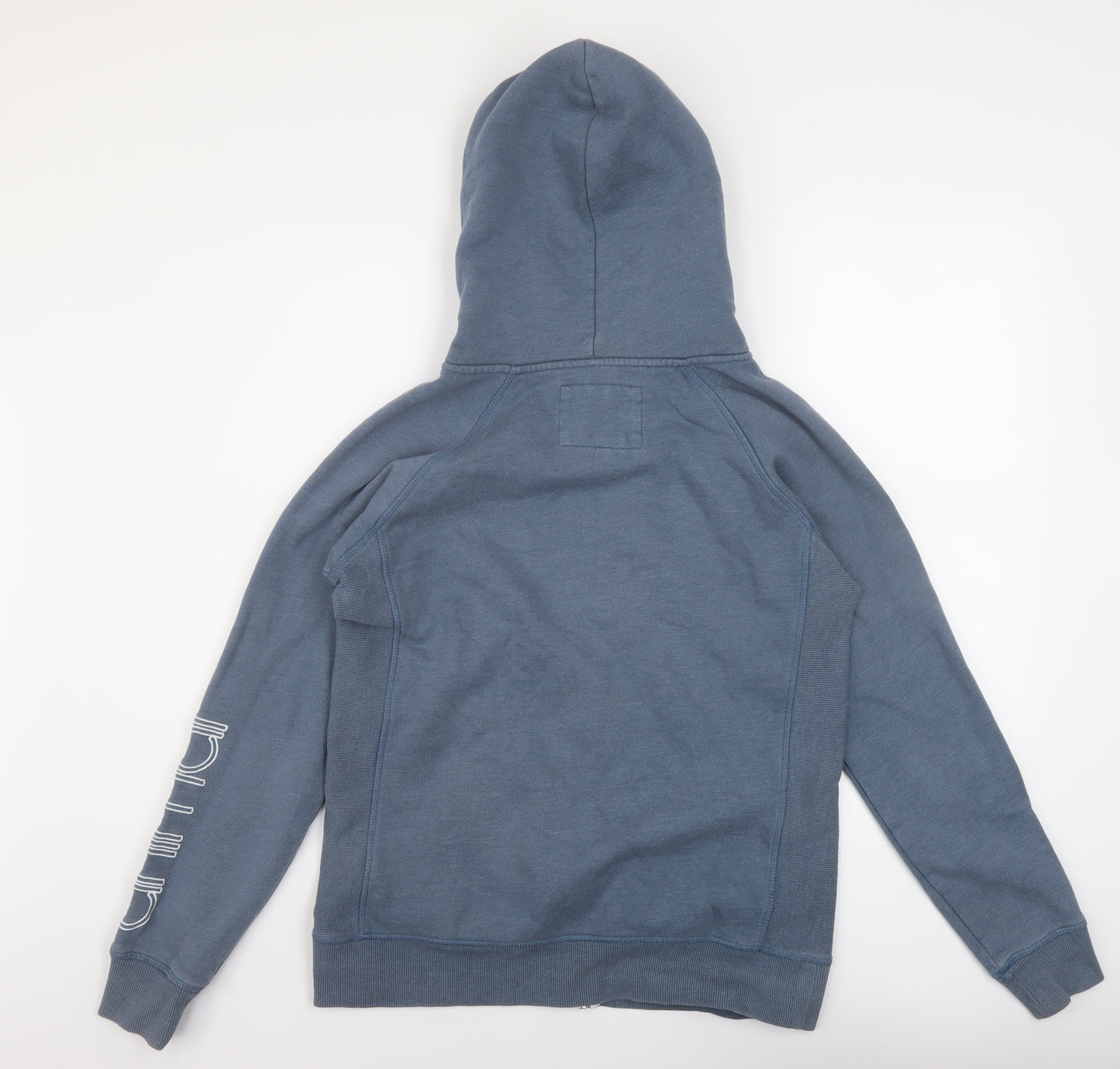 Animal Womens Blue Cotton Full Zip Hoodie Size 12 Zip