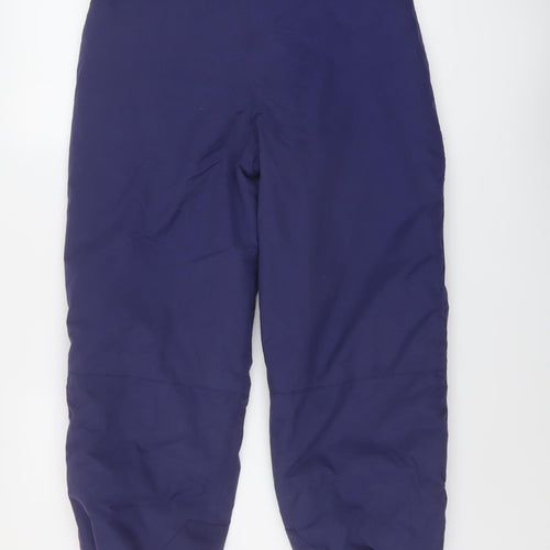 Trespass Boys Blue Nylon Snow Pants Trousers Size 11-12 Years Regular Zip