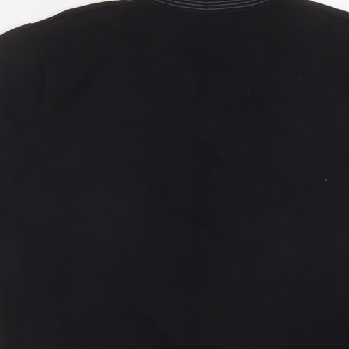 NEXT Womens Black Collared Viscose Pullover Jumper Size M