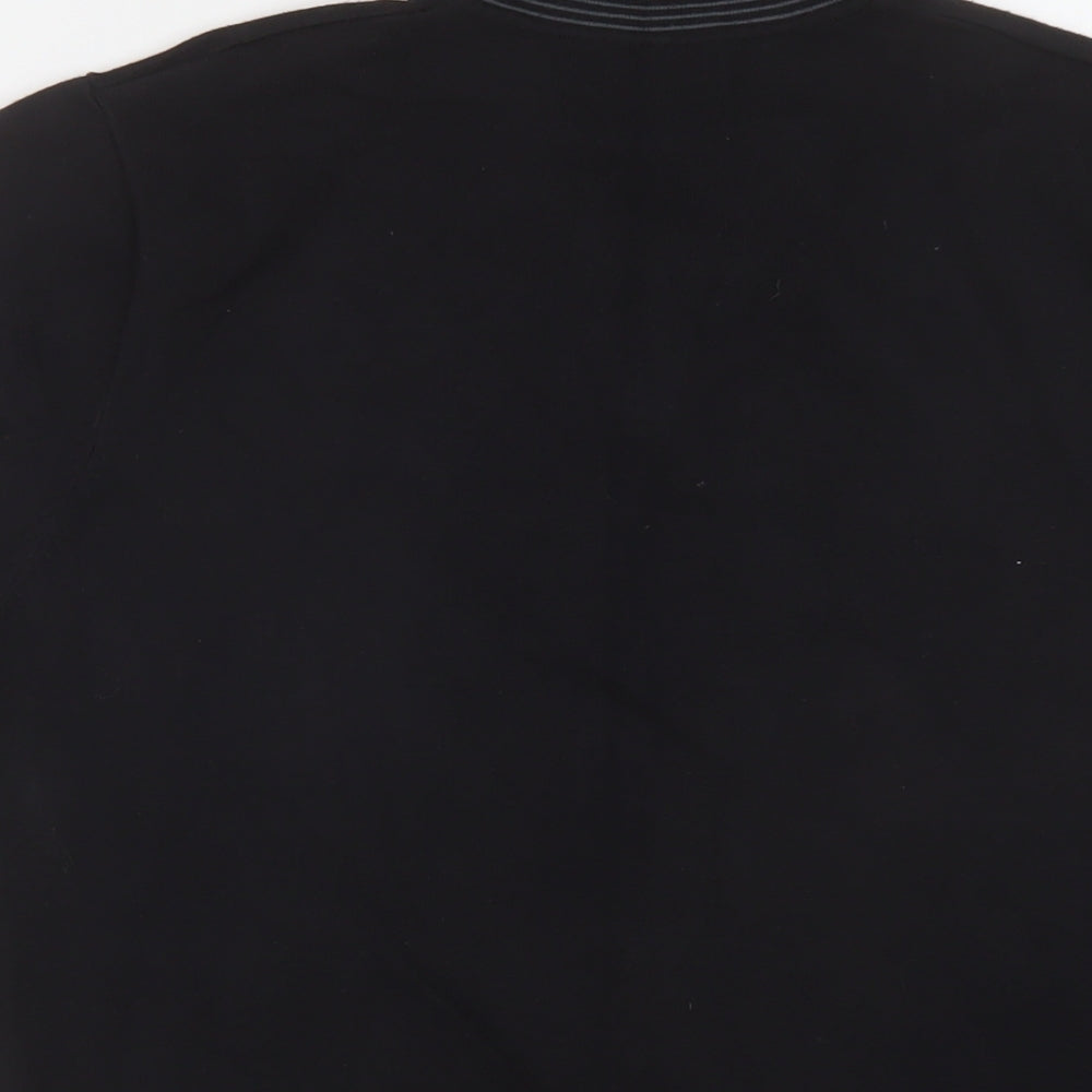 NEXT Womens Black Collared Viscose Pullover Jumper Size M