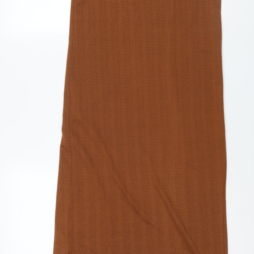 Vetiver Womens Brown Polyester Maxi Skirt Size 12