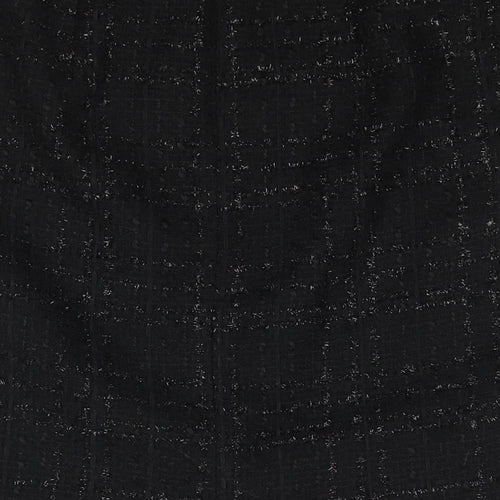 Per Una Womens Black Wool Straight & Pencil Skirt Size 12 Zip