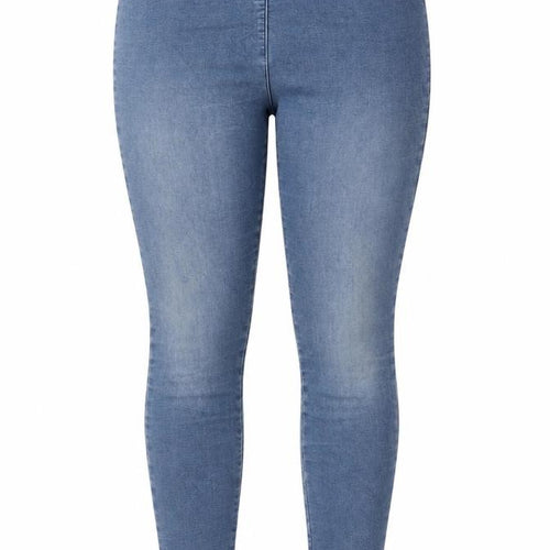Marks and Spencer Womens Blue Cotton Jegging Jeans Size 12 L30 in Regular