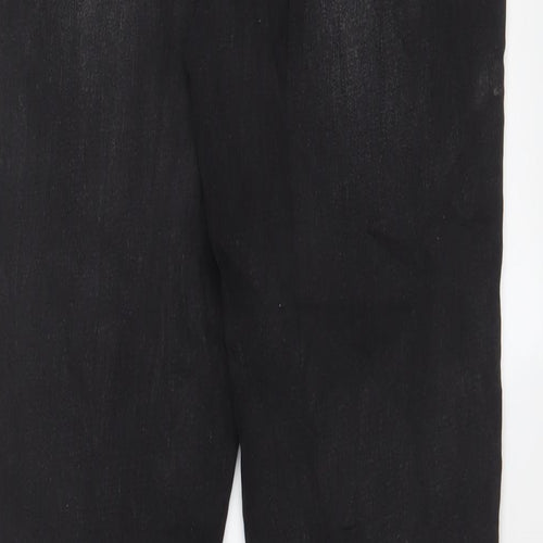 Aecupper Womens Grey Cotton Skinny Jeans Size L L30 in Regular Button
