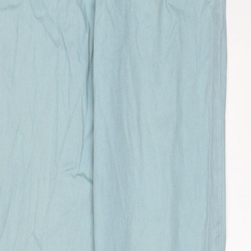Western Trading Womens Blue Cotton Straight Jeans Size 12 L30 in Regular Zip