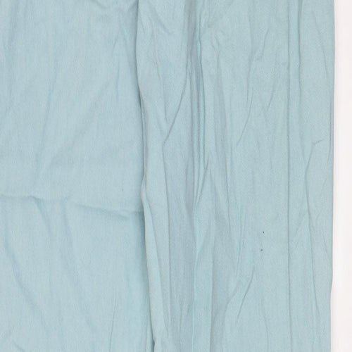 Western Trading Womens Blue Cotton Straight Jeans Size 12 L30 in Regular Zip