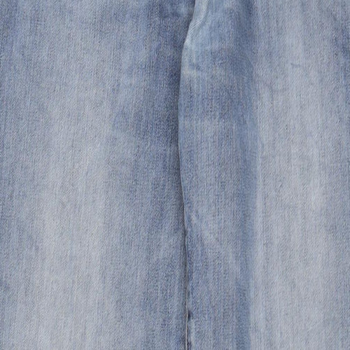 Ben Sherman Mens Blue Cotton Straight Jeans Size 34 in L33 in Regular Zip - Long Leg, Pockets