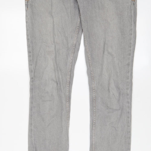 NEXT Mens Red Cotton Skinny Jeans Size 30 in L31 in Regular Button