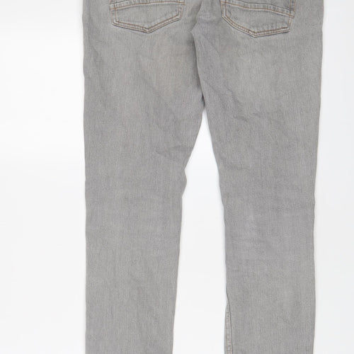 NEXT Mens Red Cotton Skinny Jeans Size 30 in L31 in Regular Button
